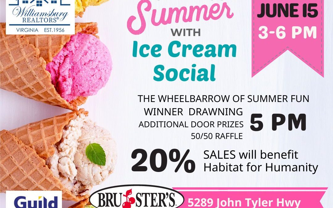 Bruster’s Real Ice Cream Social/Fundraiser