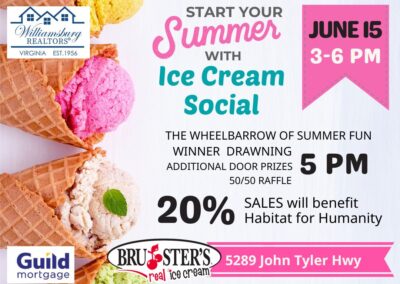 Bruster’s Real Ice Cream Social/Fundraiser