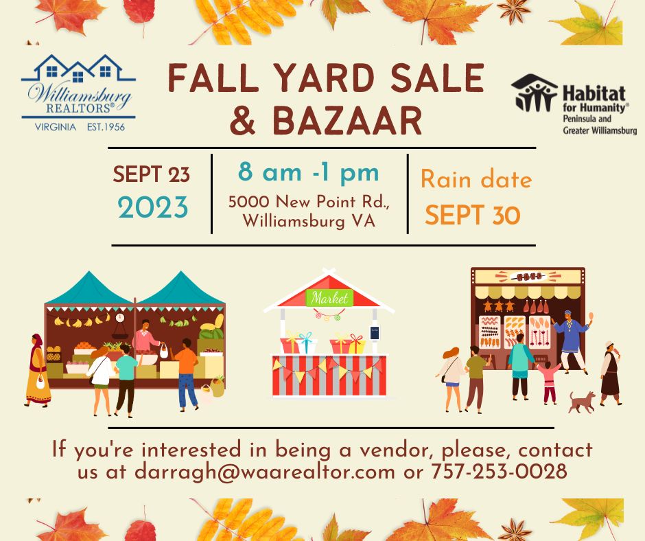 Fall Yard Sale & Bazaar