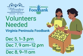 Volunteering at Virginia Foodbank