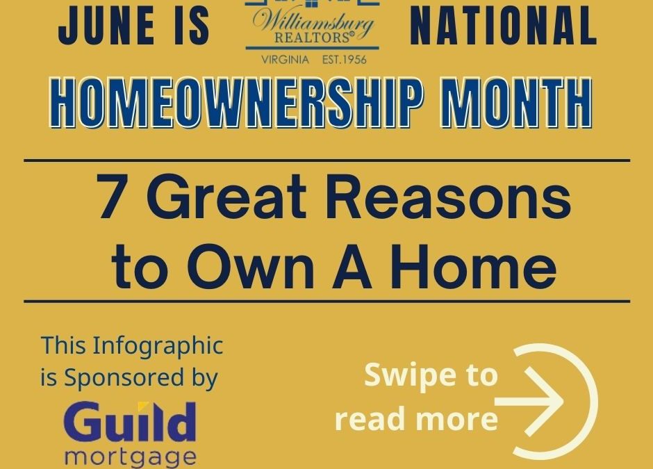 June is Homeownership month