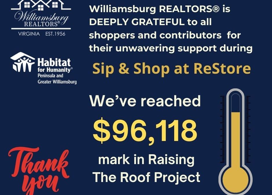 Williamsburg REALTAORS® raised $96,118