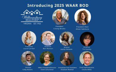 Welcome 2025 WAAR Board of Directors