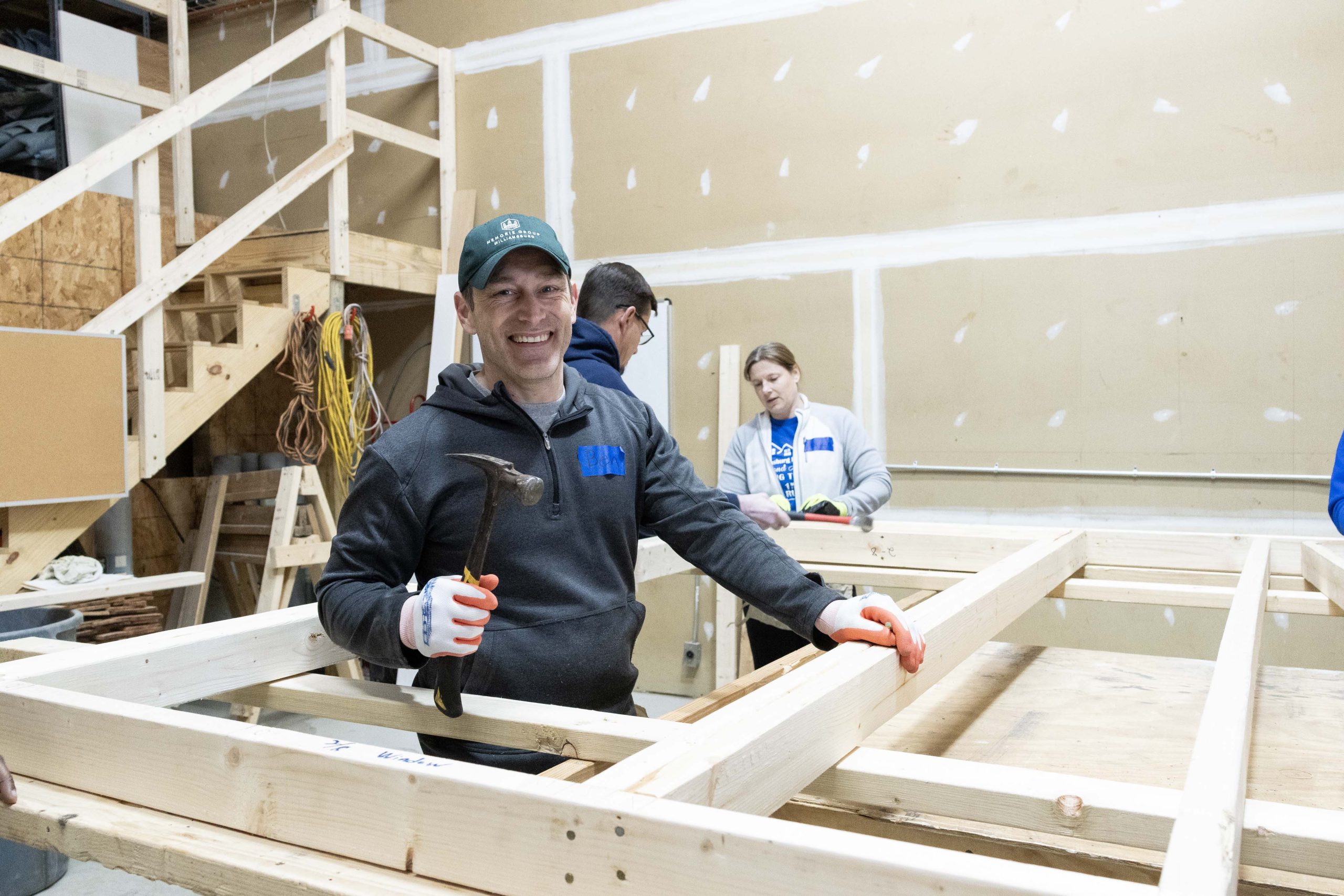 Williamsburg REALTORS® Joins Habitat for Humanity’s Build Day to Construct Home for Robinson Family