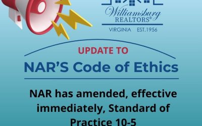 Update to NAR’S Code of Ethics