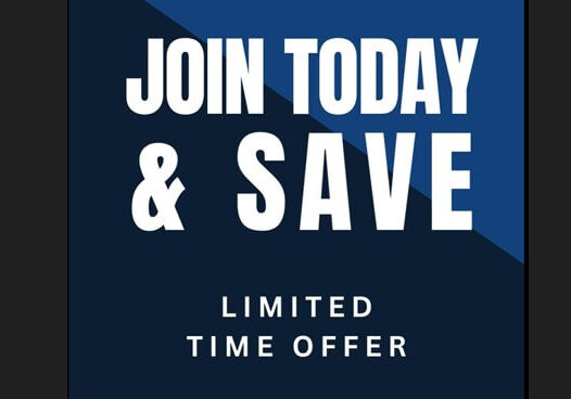Join & Save Limited Time Offer